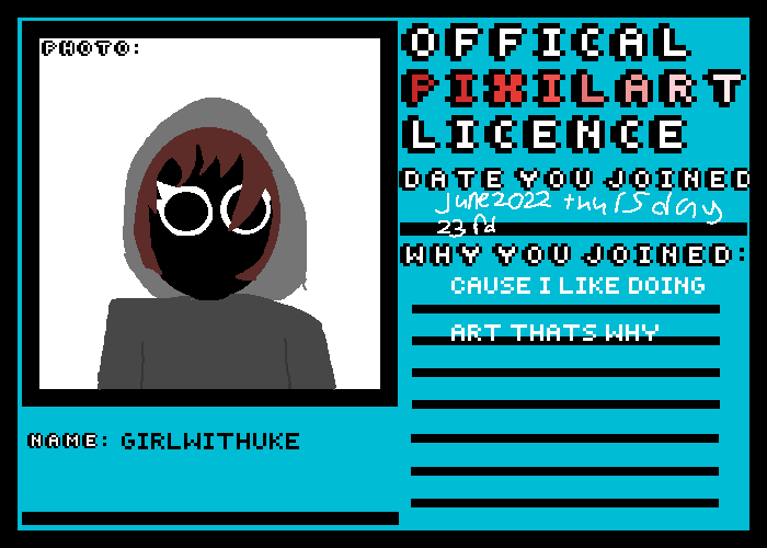 OFFICIAL PIXILART LICENSE