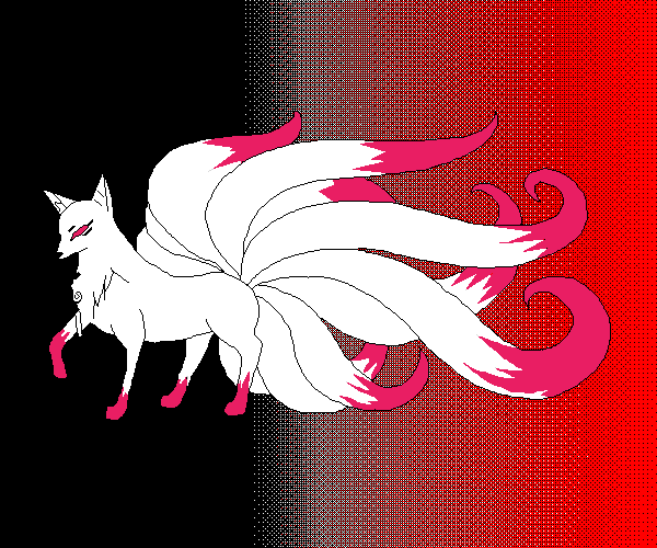 Kitsune (Ninetails) Base(colored)