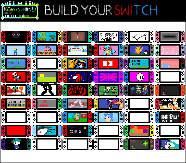 color a NINTENDO switch