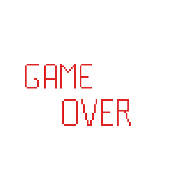 game over screen