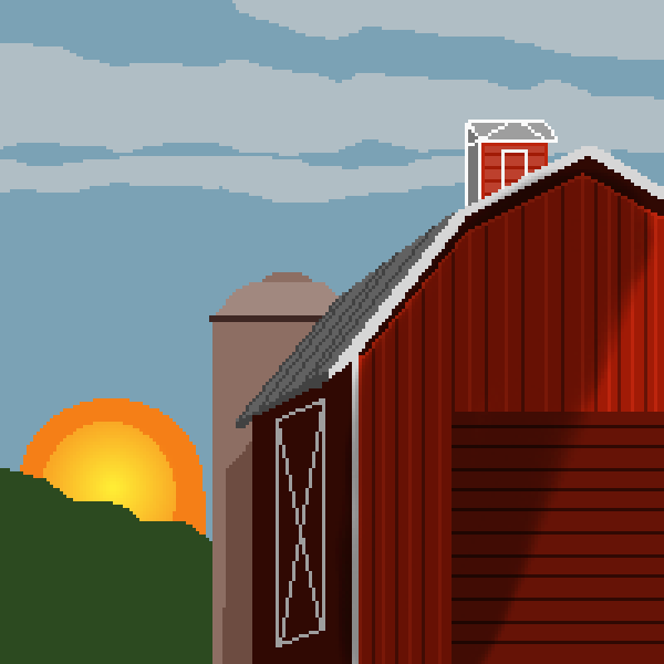 Barn at Sunrise