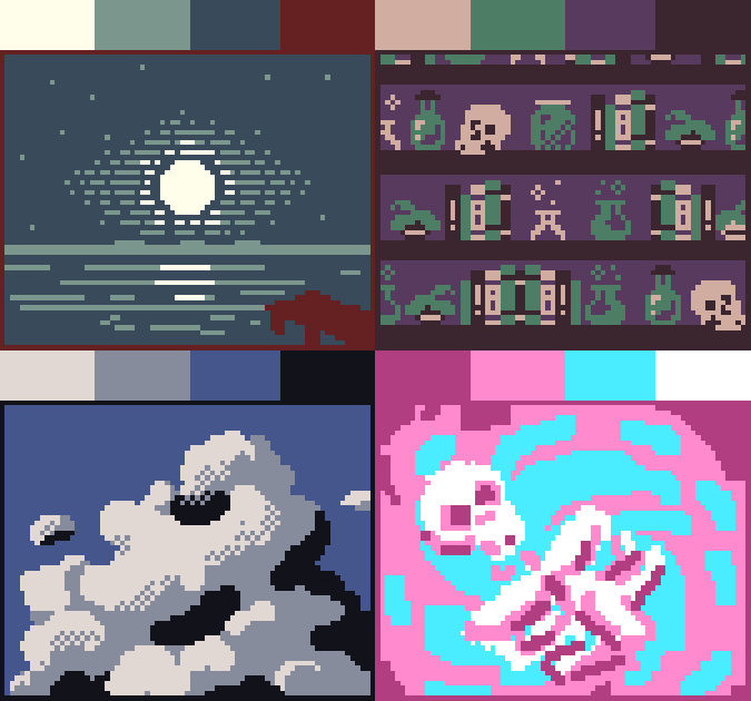 GB Pixel Art Jam 2024 Thumbnails