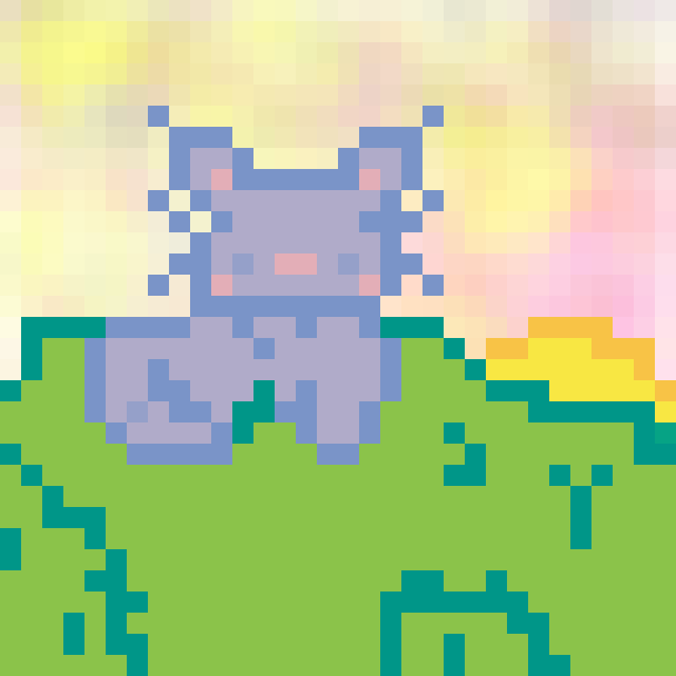 Blue Kitty #cute #cat #sunrsie #sunset #kitty