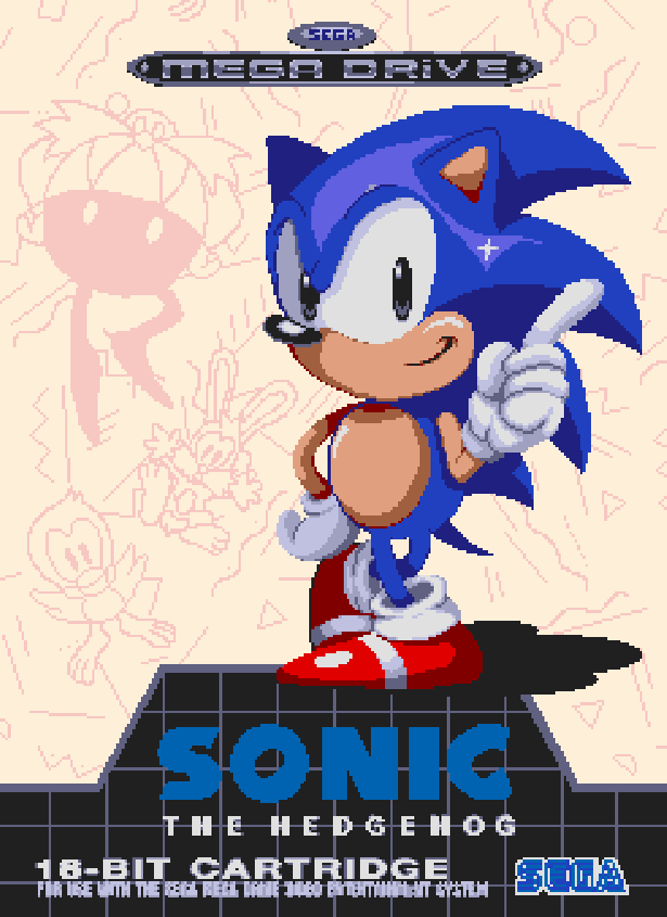 Sonic 1 Boxart