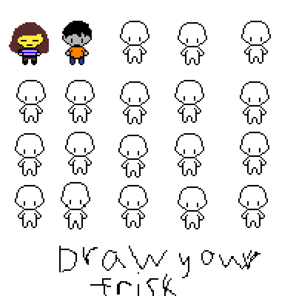 frisk drawing