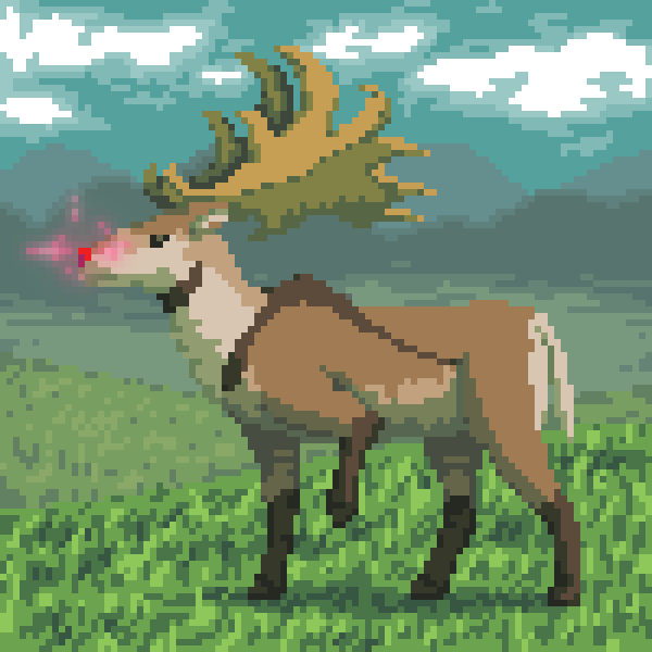 Rudolph the Red-Nosed Megaloceros