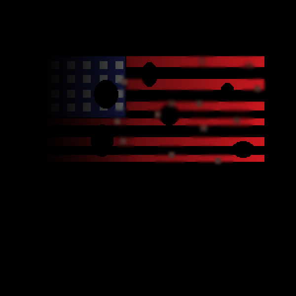 ripped American flag