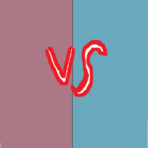 red vs blue