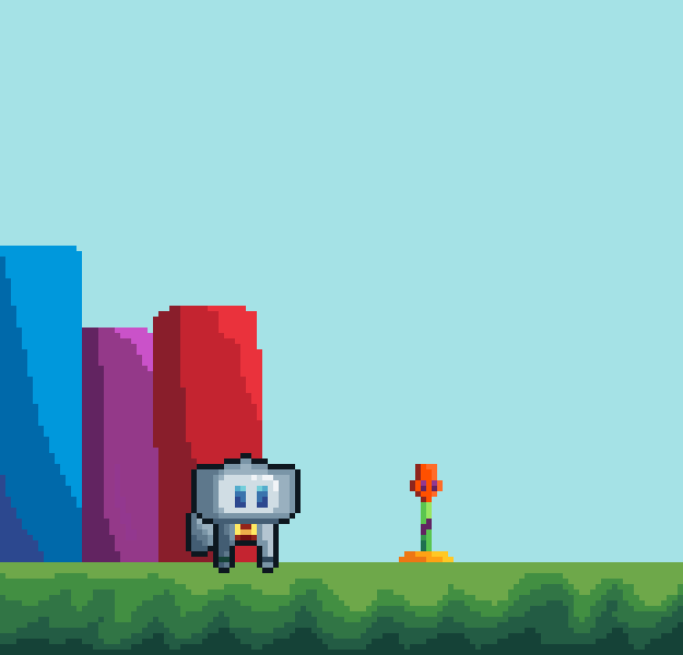 Pixel robot