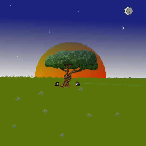 Sun set