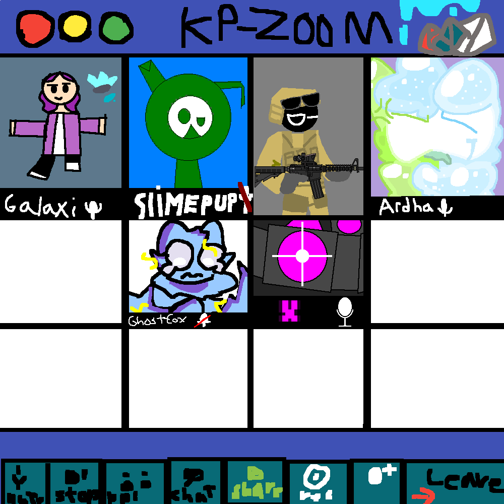 Kaiju paradise zoom call