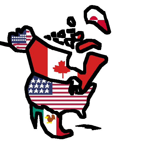 mainly north america