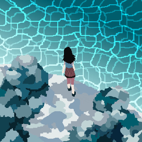 Staring out into the blue...