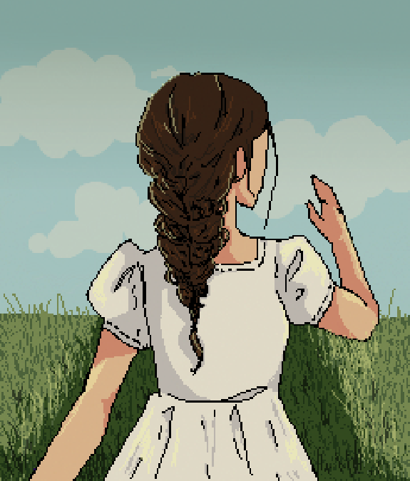 "she must be out here somewhere"