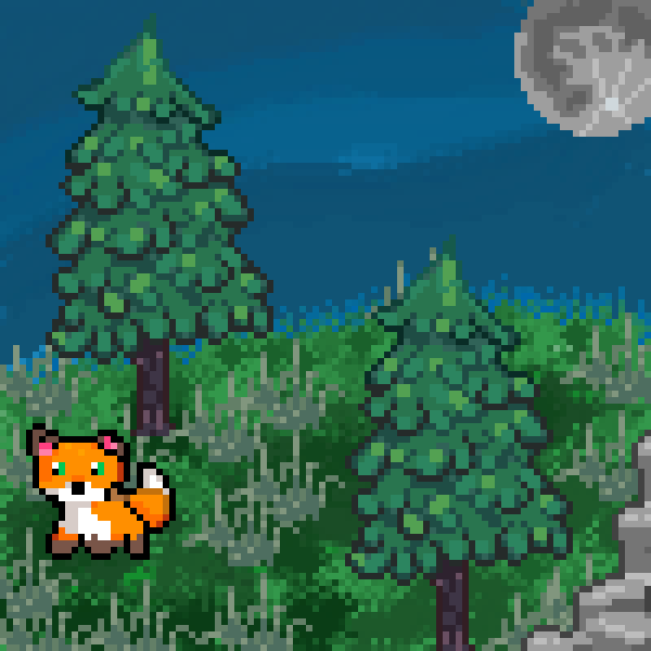 fox in the forest