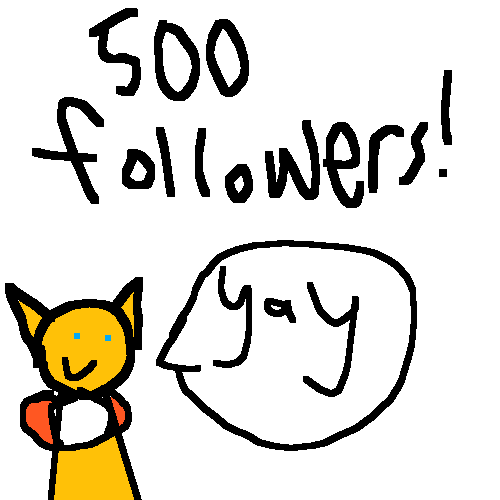 500 followers