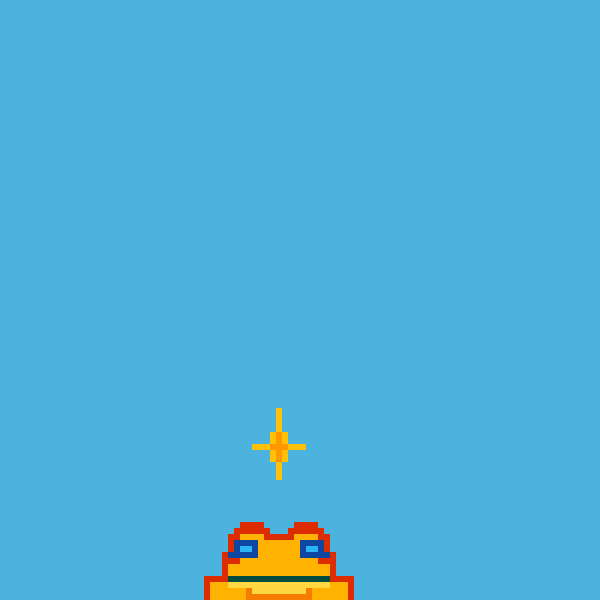 happy little frog