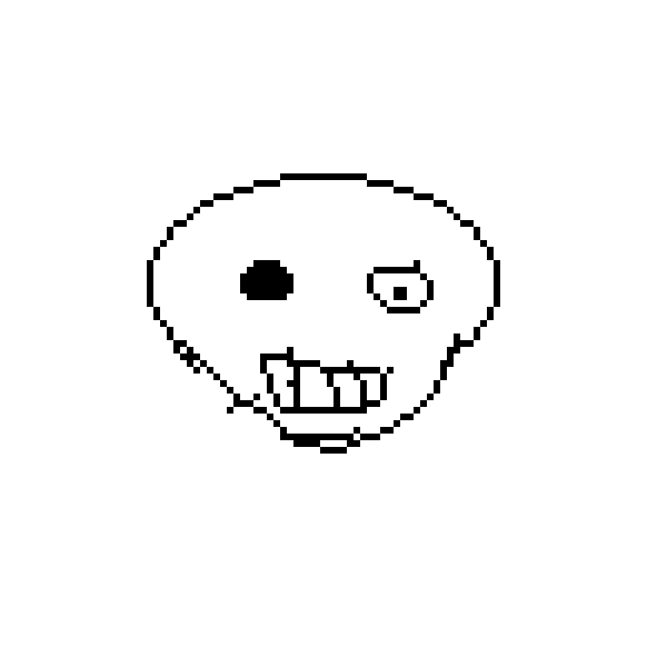 A very bad drawing of sans the skeleton