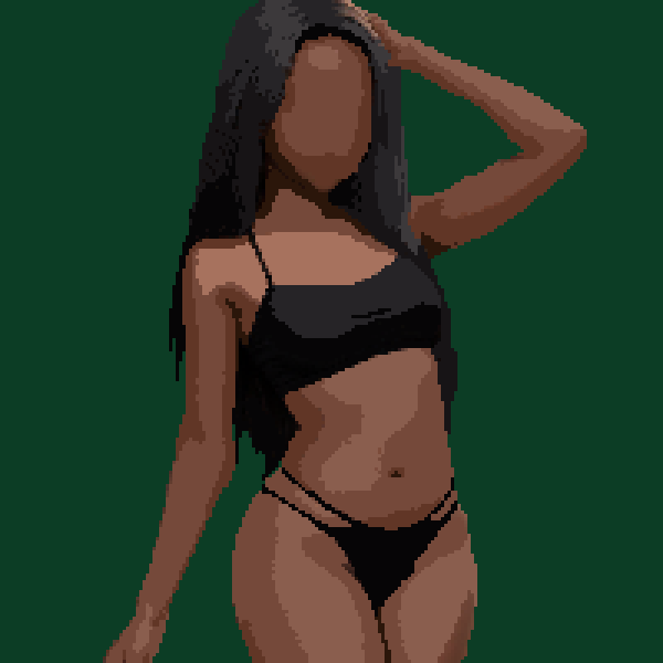Girl in bikini