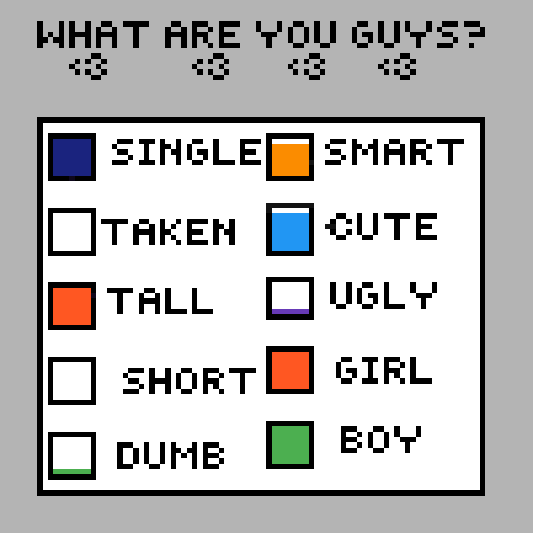 What are you.. I AM BOTH BOY AND GIRL, ALSO IM LEFT OUT