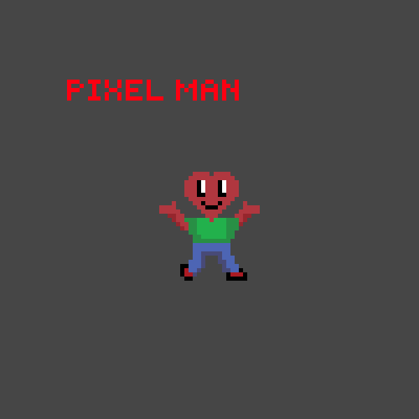 Pixel man
