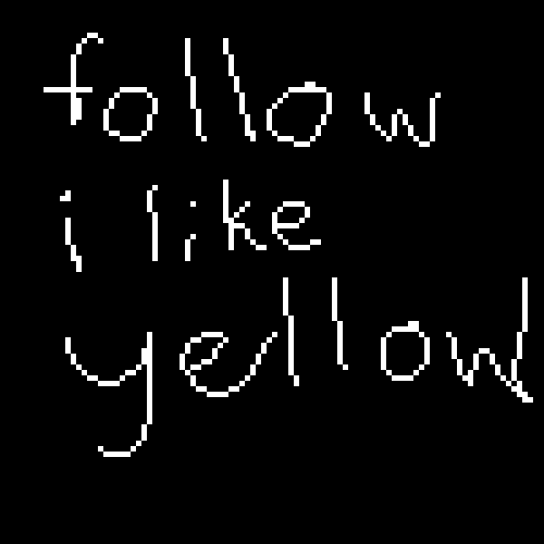 Follow i like yellow