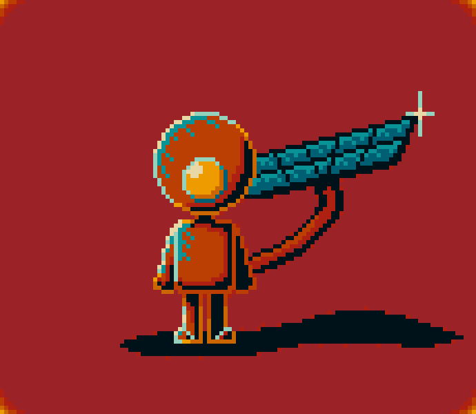 retro character