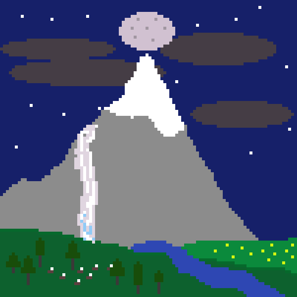 Night on the Mountain
