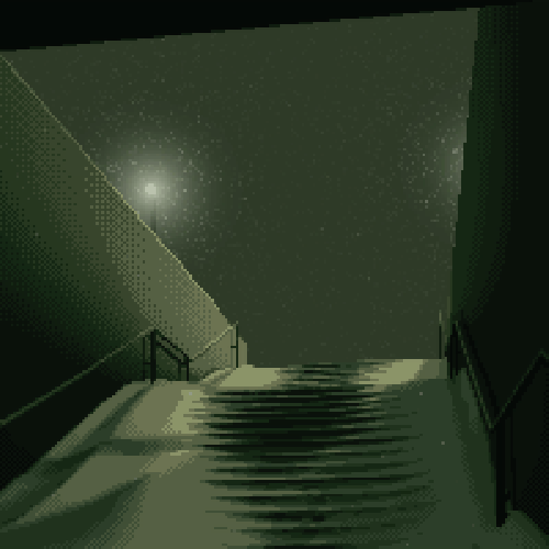 Night stairs 2