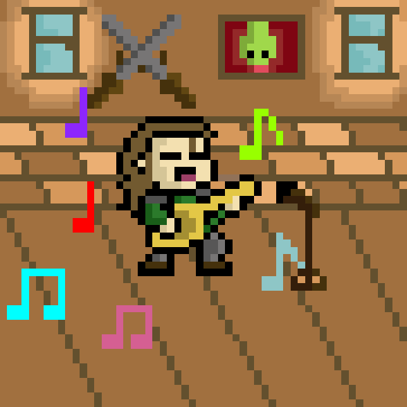 Bard in the tavern