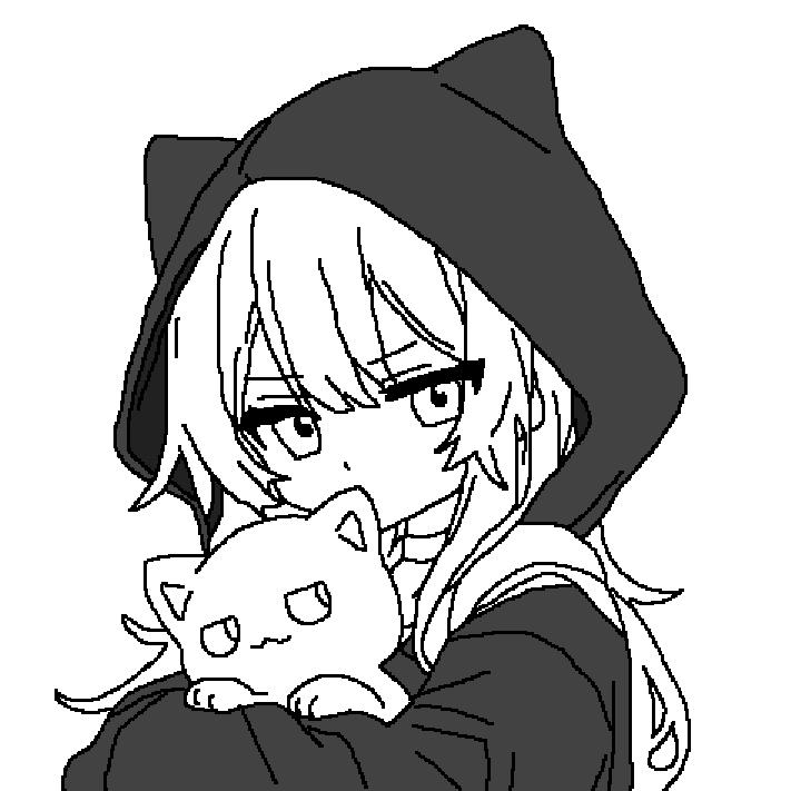 Anime Girl Hoodie base