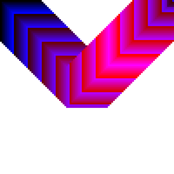 gliched colors