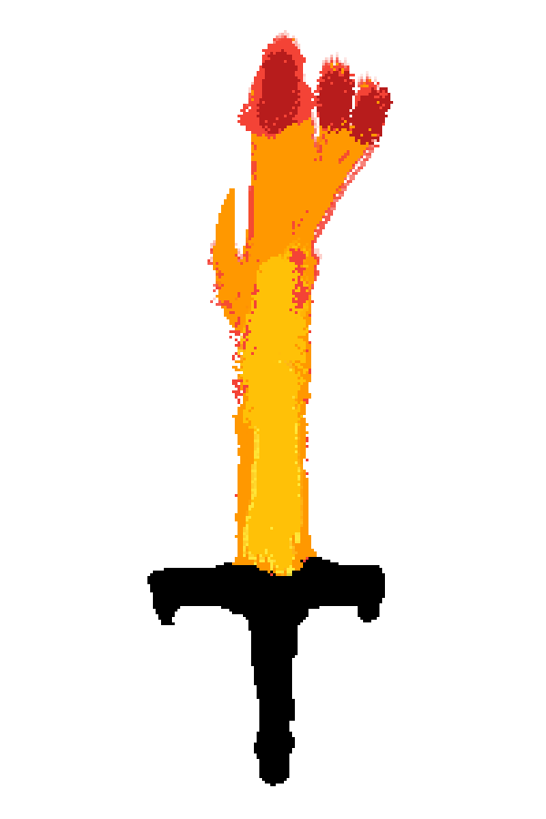 Fire sword