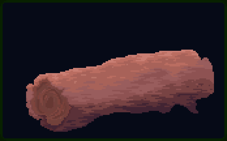 Log of moss