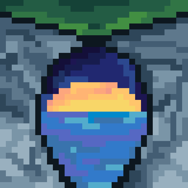 Sun setting