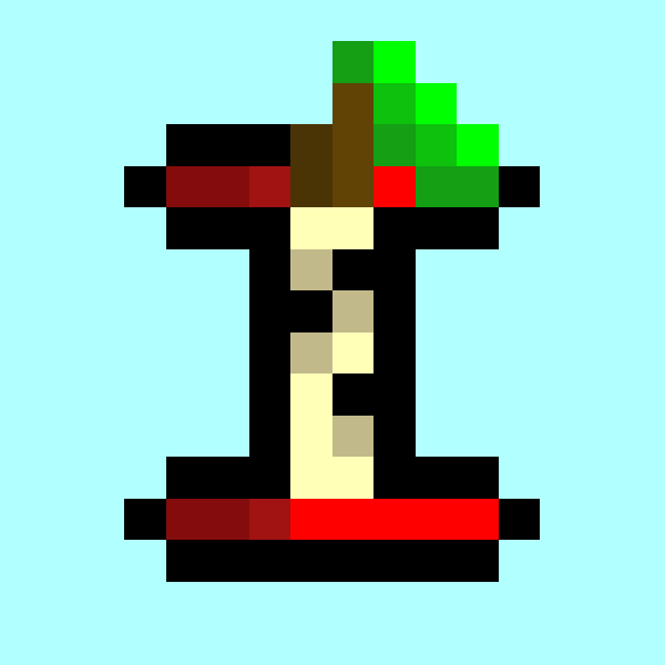 Mini apple core