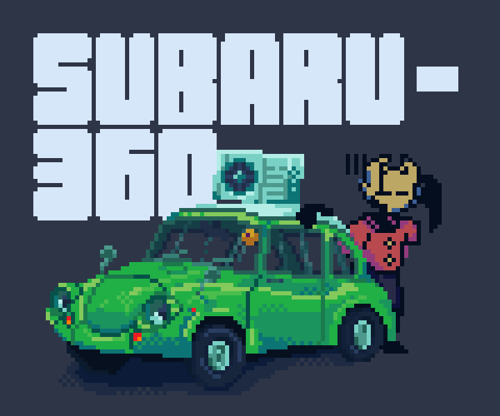 A subaru 360 car