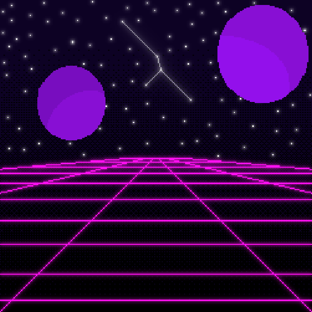 Synthwave Backdrop