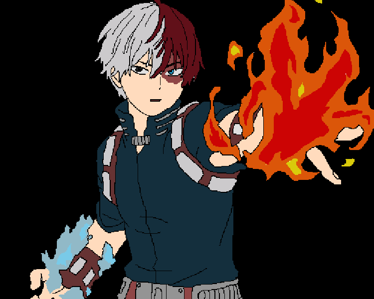 Shoto Todoroki Collage