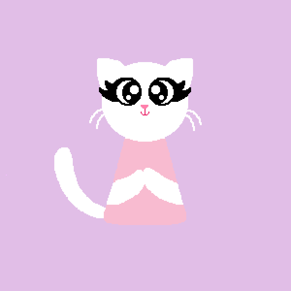 Kitty rubbing her hands