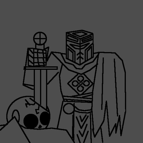 Knight Vanquish outline