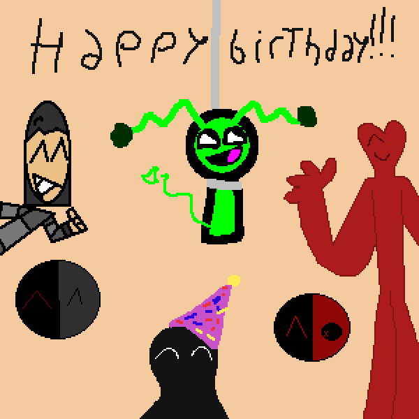 Celebrating rando birthday :D