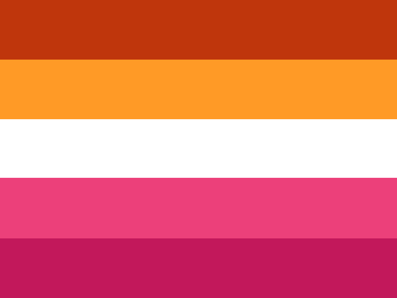 lesbian flag!! happy pride!!