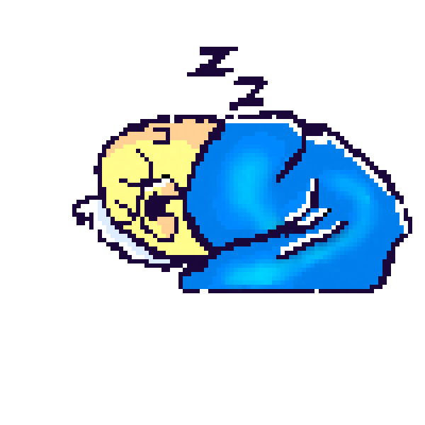 Jake sleeping badge