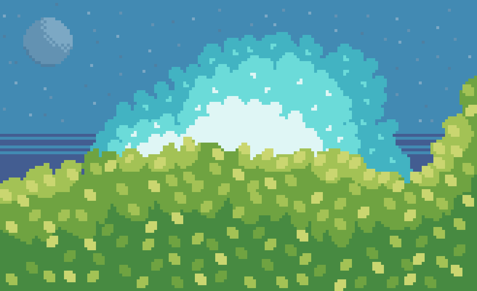 cloudy leaves