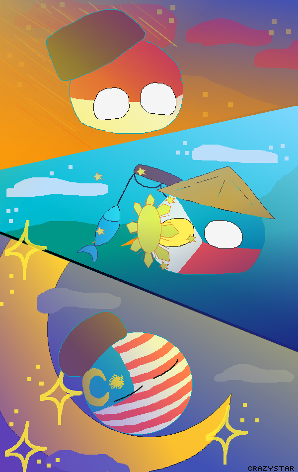 INDONESIA, PHILIPPINES AND MALAYSIA (COUNTRYBALLS)