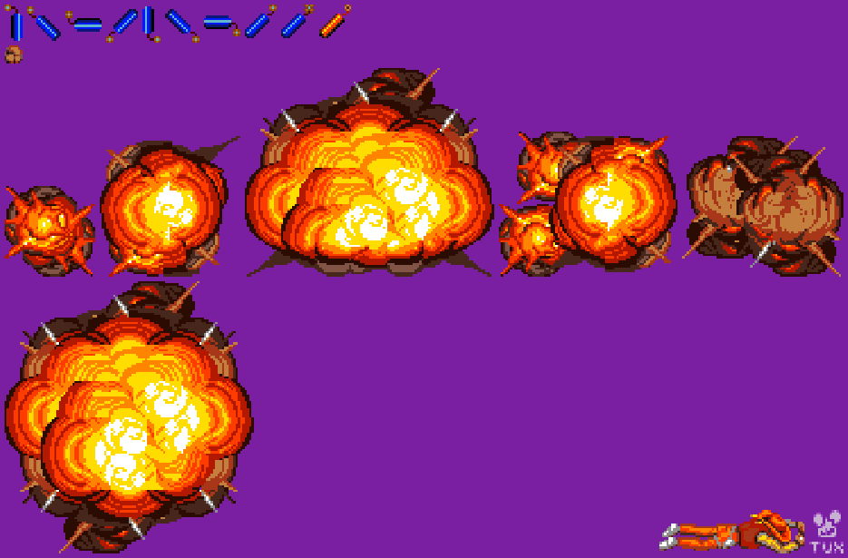 Sunset Riders Genesis explosion
