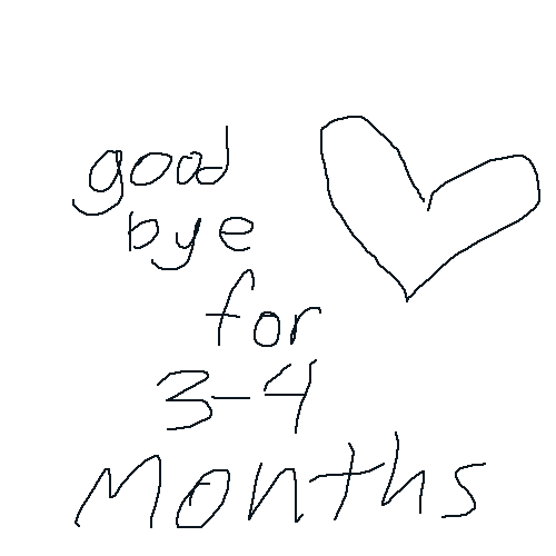 Bye my dears