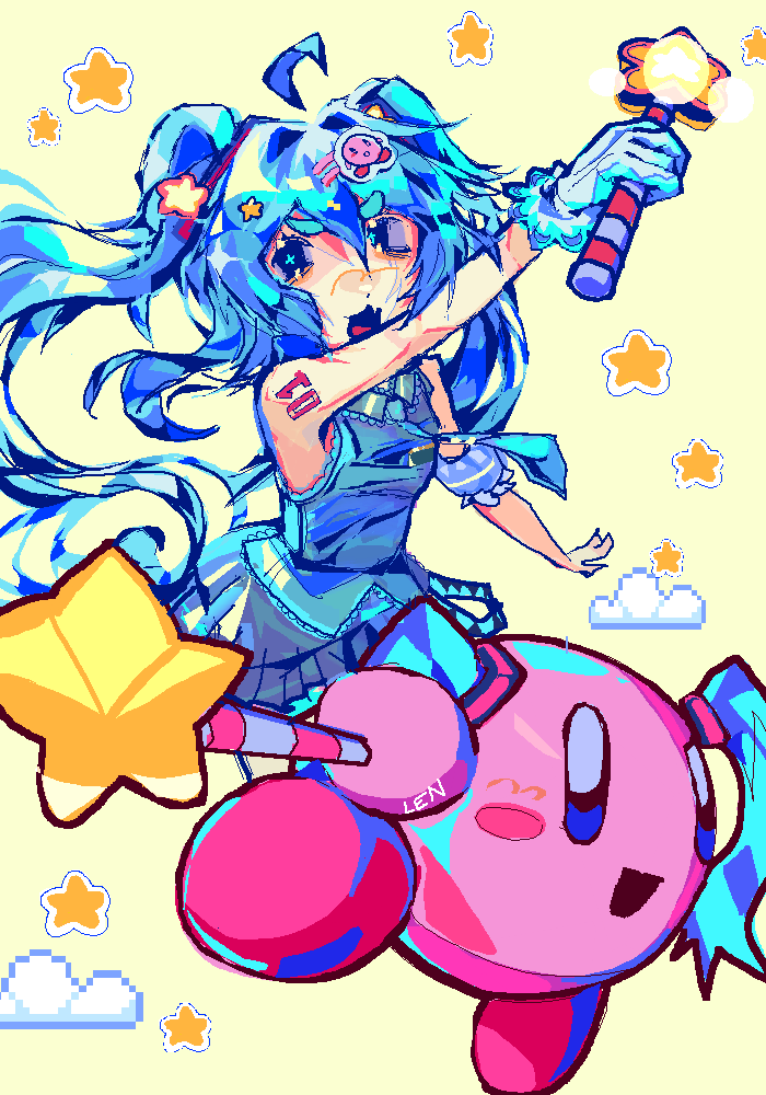 Miku and kirby !!☆