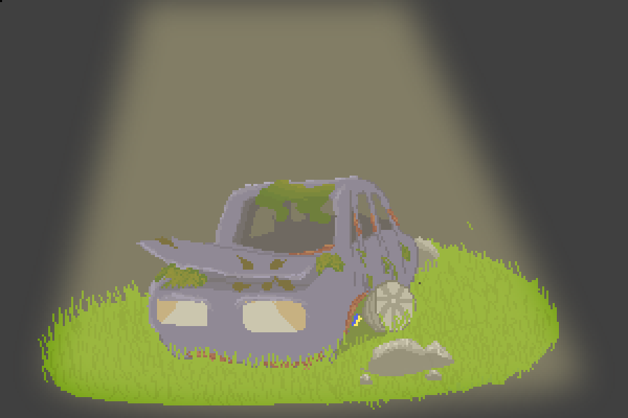 Abandoned car